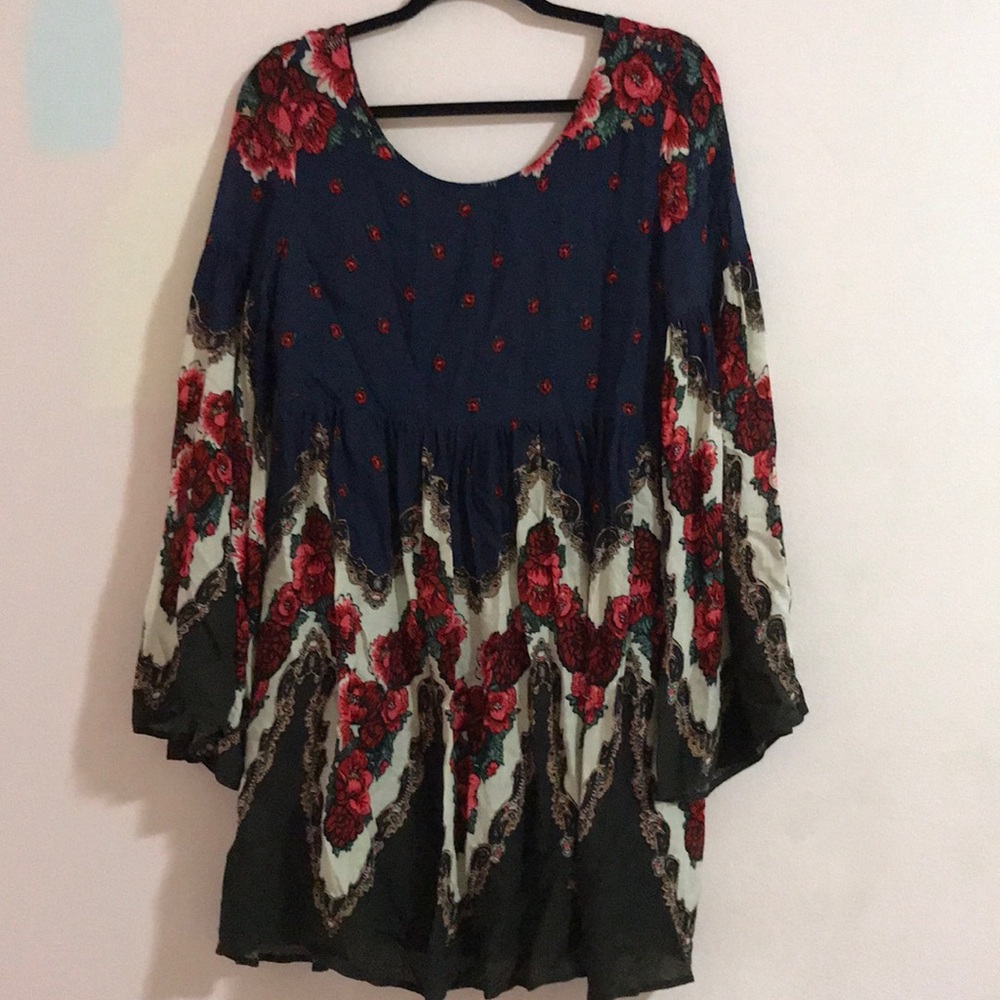 Free people dress with bell sleeves!